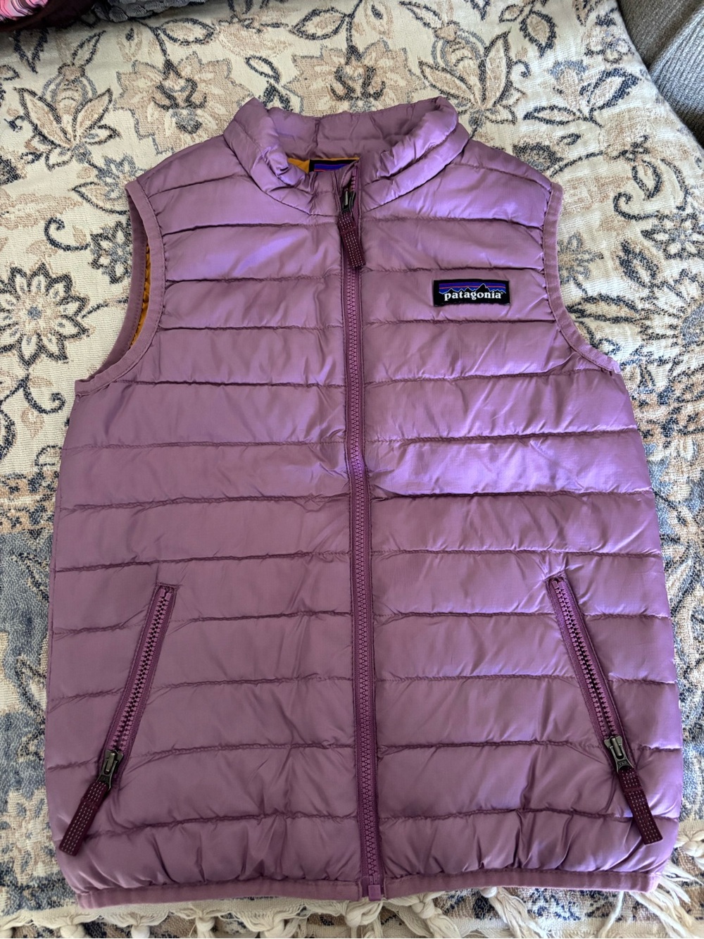 Patagonia Kids Lavender Puffer Vest